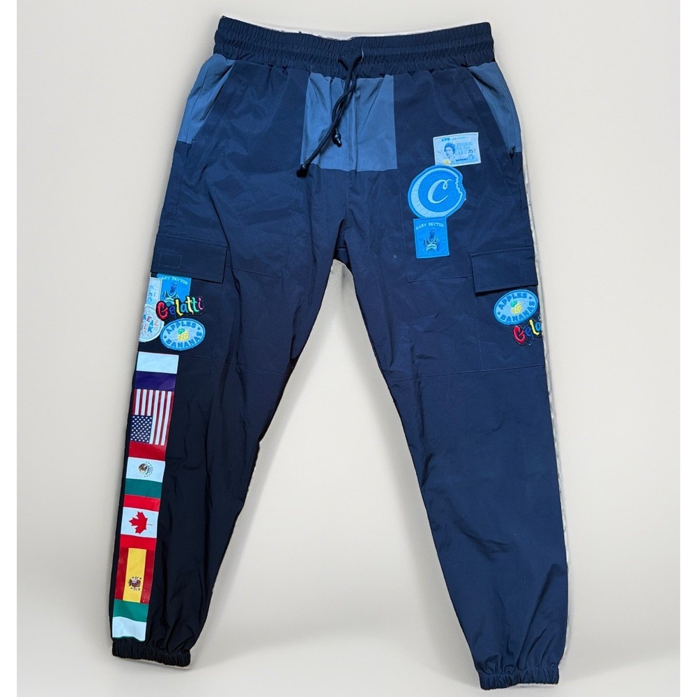 Cookies SF Sweatpants XL Gary Payton Cannabis Award Tour Flag Patches Streetwear